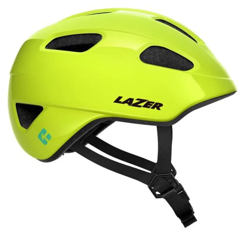 Lazer NutZ KC Kid's Helmet in Flash Yellow
