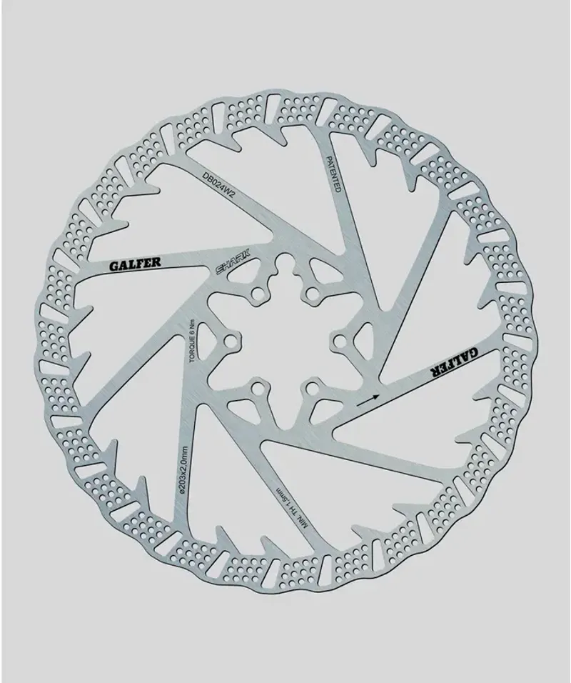 Galfer Shark Disc Rotor - 6 Bolt