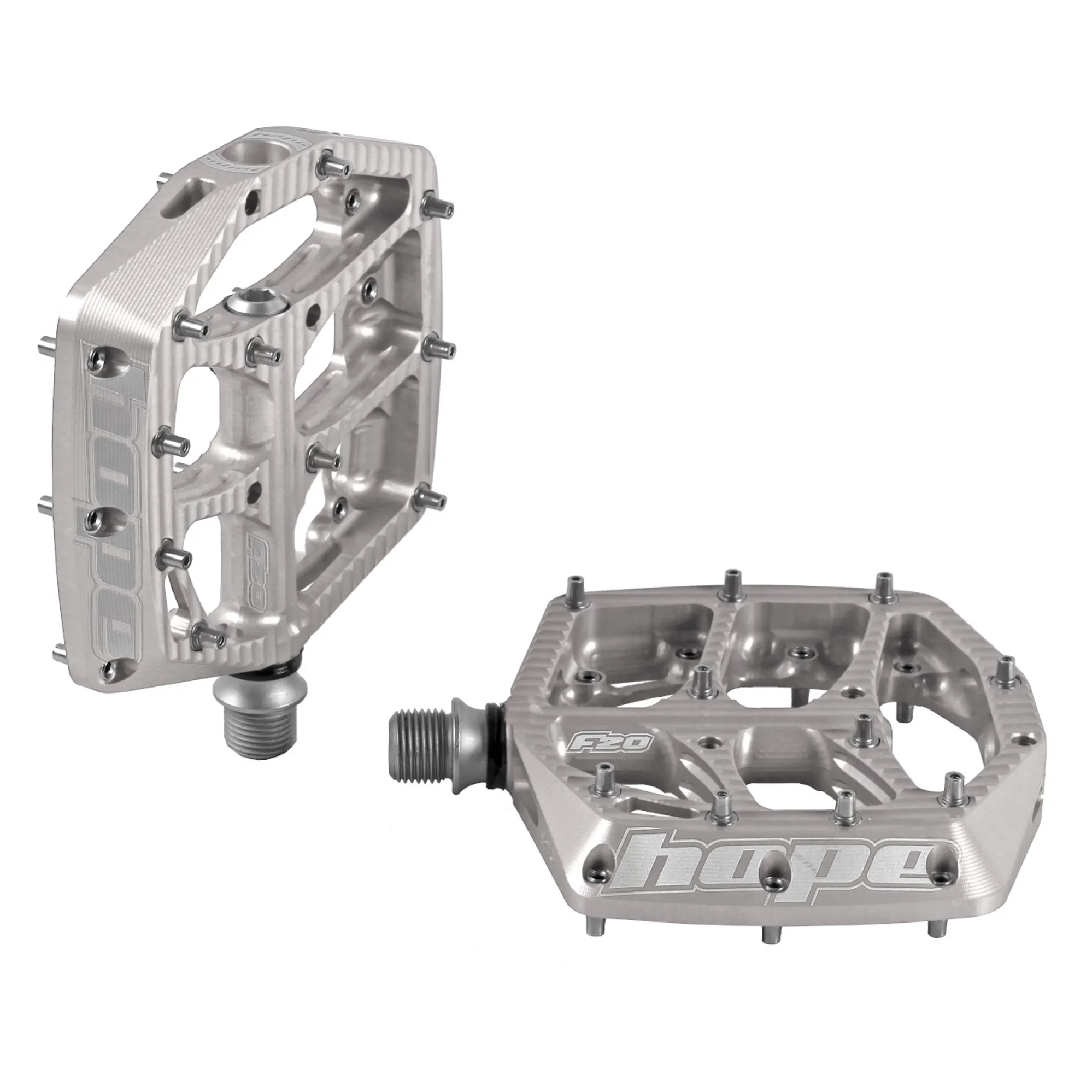 Hope F20 Pedals Pair Silver
