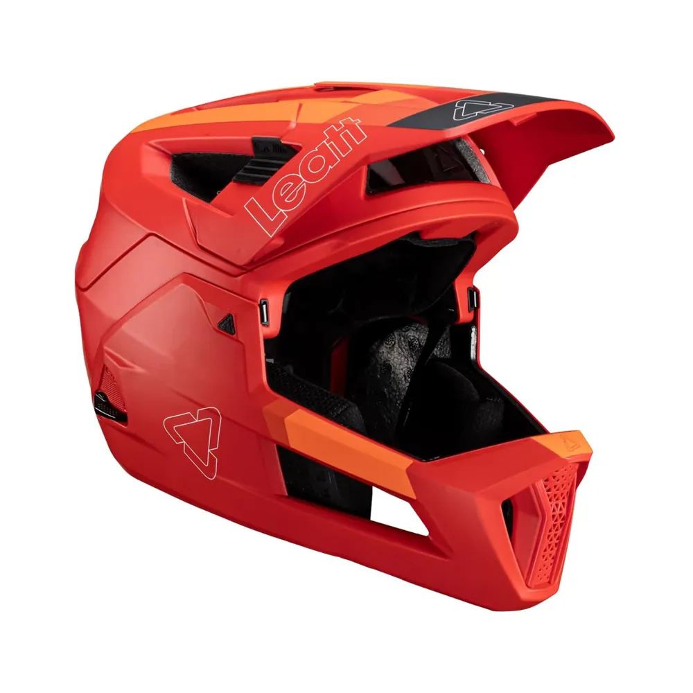 South Downs Bikes Leatt Enduro 4.0 MTB Helmet in Red | FREE delivery over £30 + Cycle Scheme