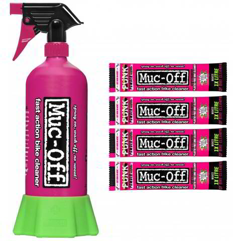 MUC-OFF Pack Bike Care bike cleaner spray 1L + aerosol polish 500ml