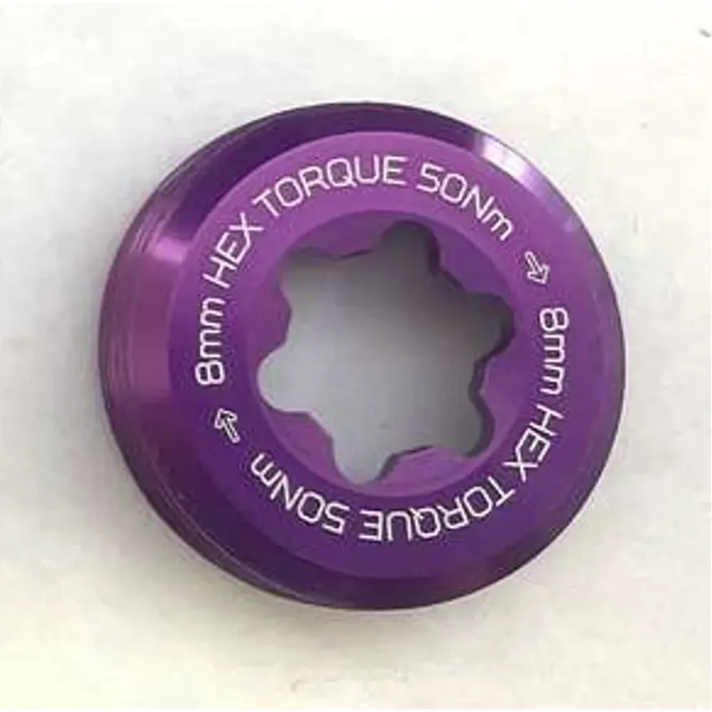South Downs Bikes Hope E-Bike Crank Captive Nut in Purple | FREE delivery over £30 + Cycle Scheme