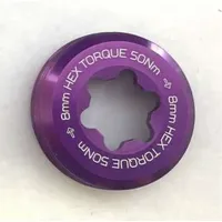 South Downs Bikes Hope E-Bike Crank Captive Nut in Purple | FREE delivery over £30 + Cycle Scheme