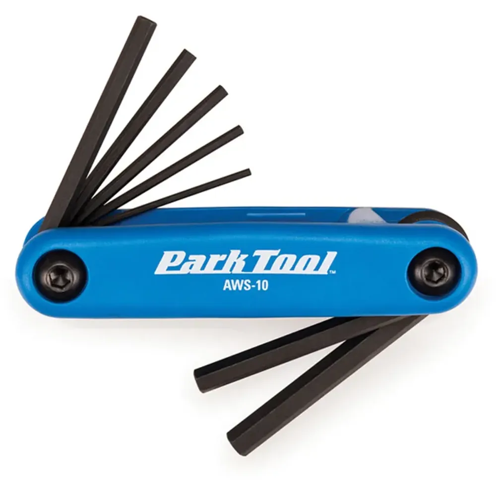 South Downs Bikes Park Tool AWS-10 Fold-Up Hex Wrench Set in Blue | FREE delivery over £30 + Cycle Scheme