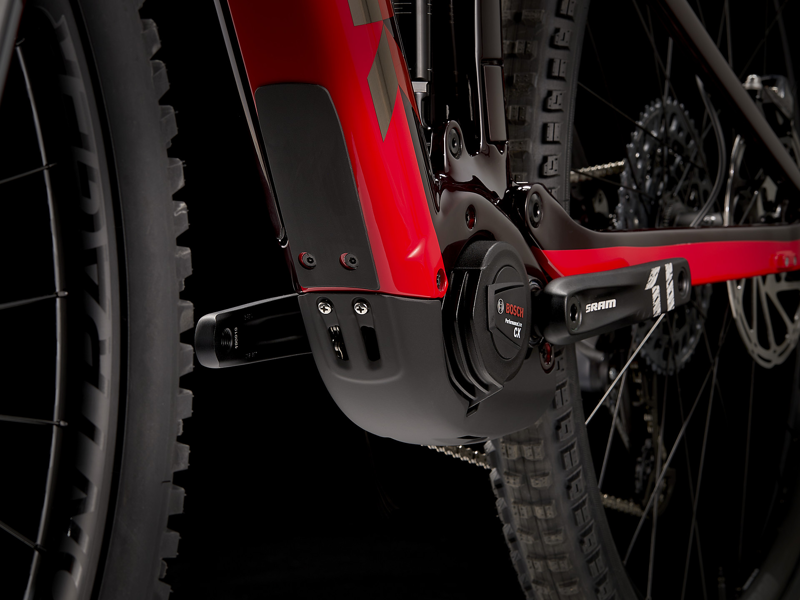 2022 Trek Rail 9.8 GX AXS eMountain Bike in Carbon Red Smoke/Viper Red-3