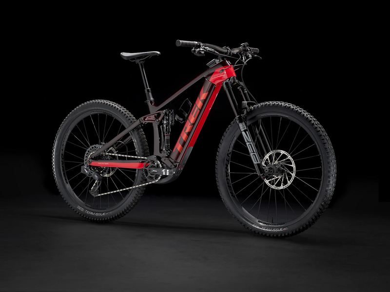2022 Trek Rail 9.8 GX AXS eMountain Bike in Carbon Red Smoke/Viper Red-6