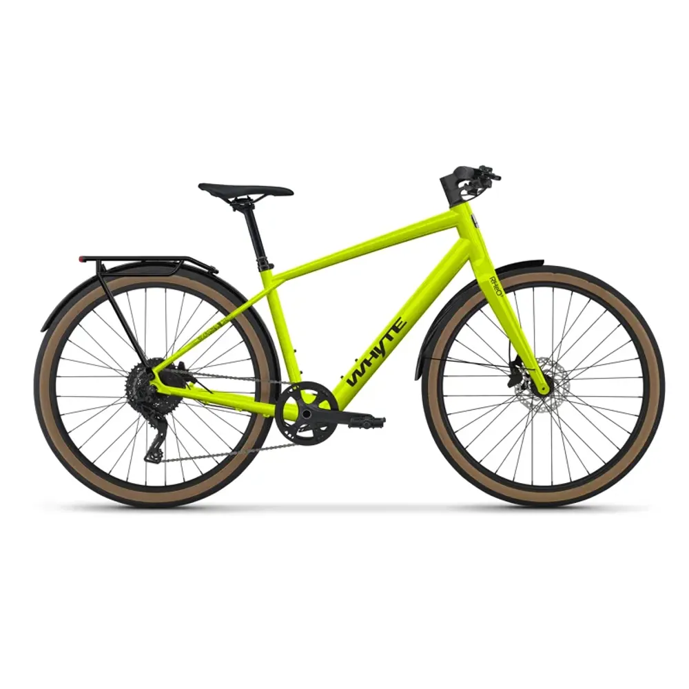 South Downs Bikes Whyte Bikes RheO 3 eCity and Leisure Bike in Gloss Lime | FREE delivery over £30 + Cycle Scheme