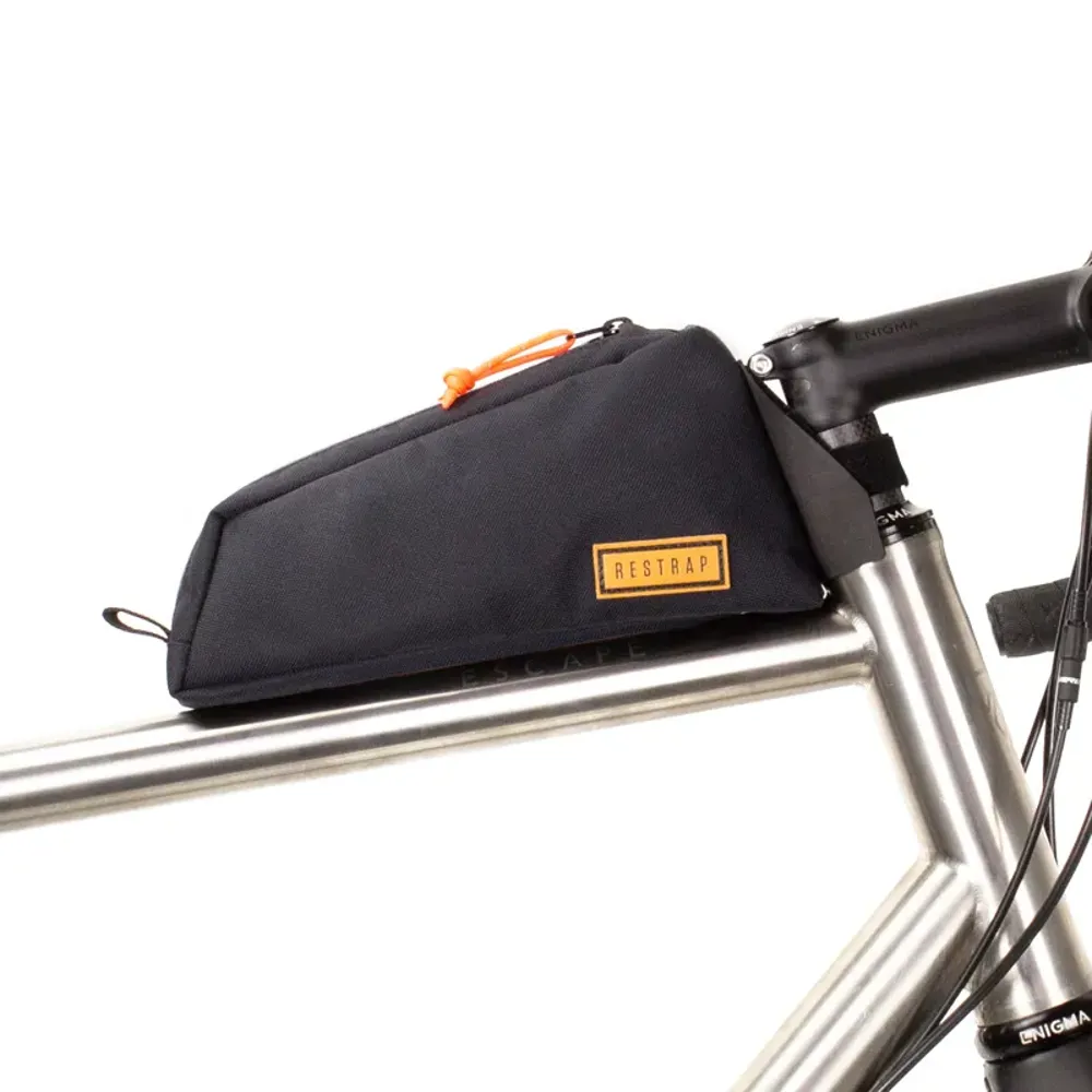South Downs Bikes Restrap Bolt-on Top Tube Bag 1.0-litre in Black | FREE delivery over £30 + Cycle Scheme