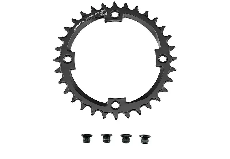 Specialized Eagle 32-t 12-sp 104-bcd 1x C-ring w/ Stl. Bolts in Black