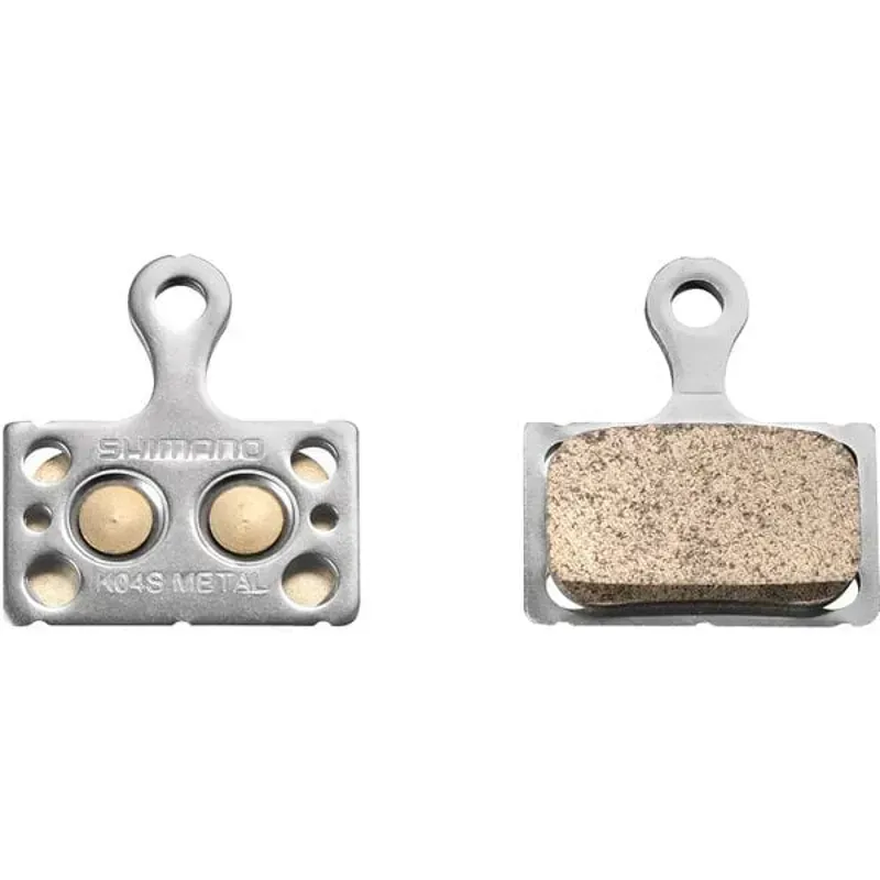 Shimano Spares K04S Metal Disc Brake Pad Steel Back in Black-2