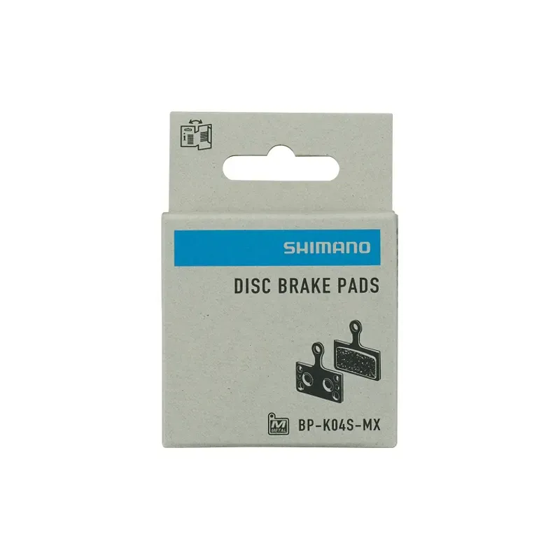 Shimano Spares K04S Metal Disc Brake Pad Steel Back in Black-3