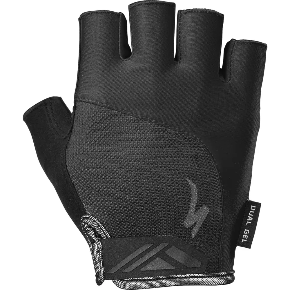 South Downs Bikes Specialized Body Geometry Dual-Gel Short Finger Gloves in Black | FREE delivery over £30 + Cycle Scheme