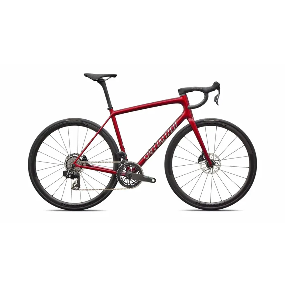 South Downs Bikes Specialized Aethos 2 Pro SRAM Force AXS Road Bike in Gloss Red Sky | FREE delivery over £30 + Cycle Scheme