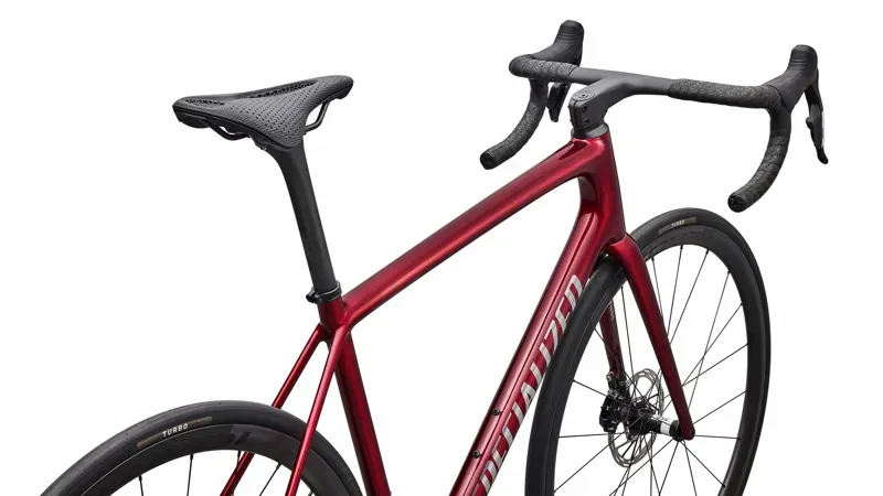 Specialized Aethos 2 Pro SRAM Force AXS Road Bike in Gloss Red Sky-3