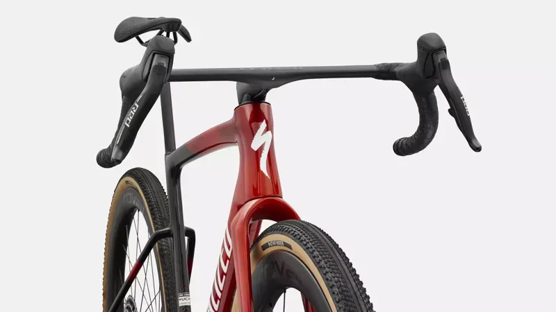 Specialized Crux 5 S-Level SRAM RED XPLR 49 in Redwood/White-4