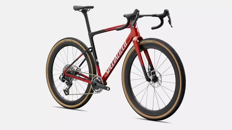 Specialized Crux 5 S-Level SRAM RED XPLR 49 in Redwood/White-1
