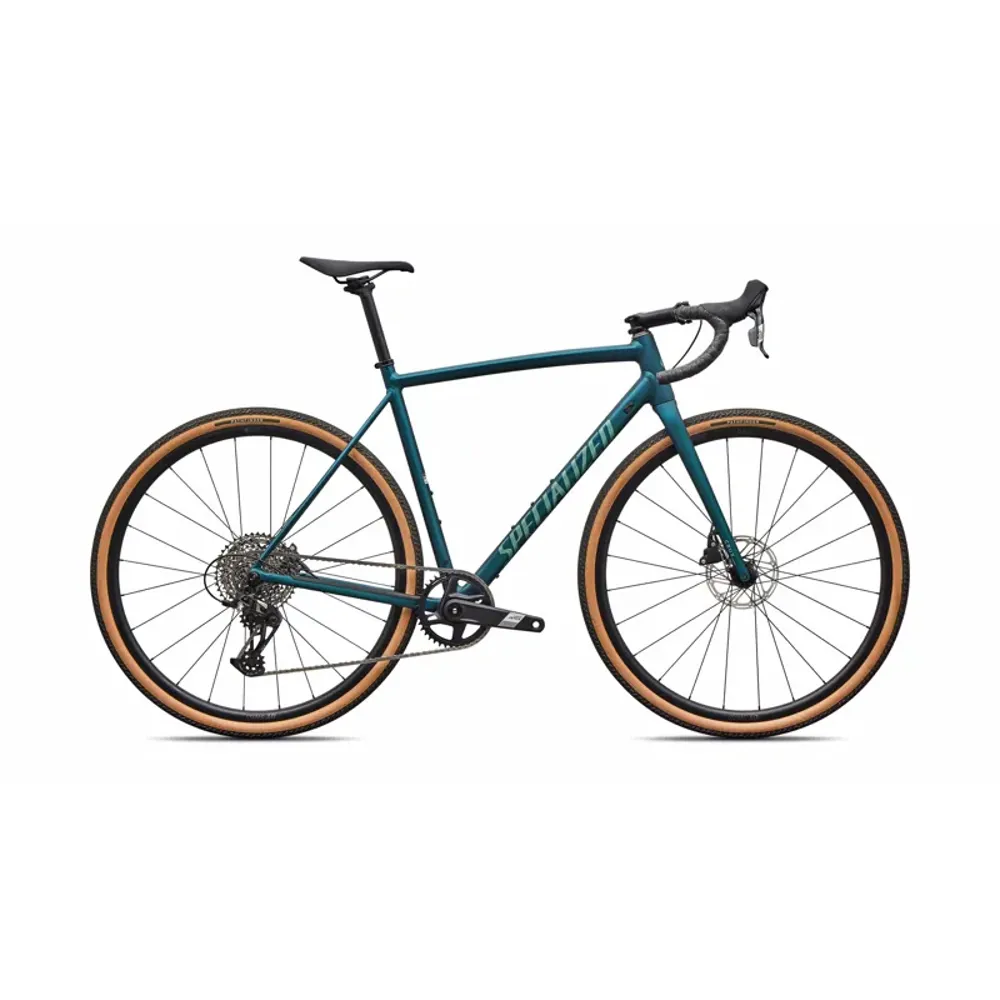 South Downs Bikes Specialized Crux DSW Comp Gravel Bike in Emerald Metallic/Fjord | FREE delivery over £30 + Cycle Scheme