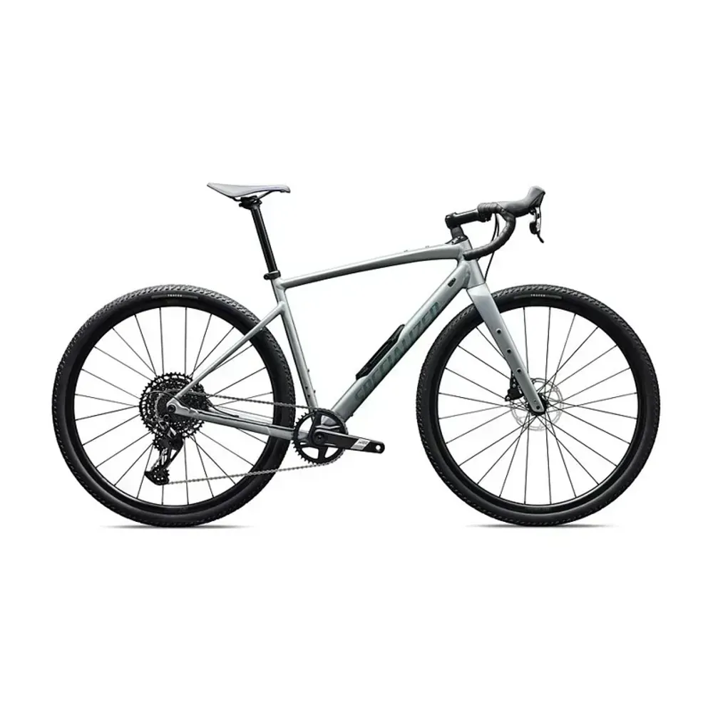 South Downs Bikes Specialized Diverge 4 Comp Alloy SRAM Apex Gravel Bike in Shadow Silver | FREE delivery over £30 + Cycle Scheme