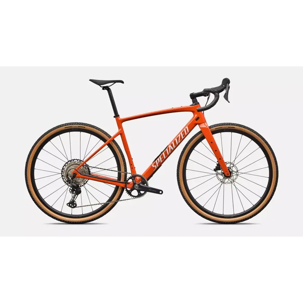 South Downs Bikes Specialized Diverge 4 Sport Carbon Shimano GRX 600 Gravel Bike in Deep Orange | FREE delivery over £30 + Cycle Scheme