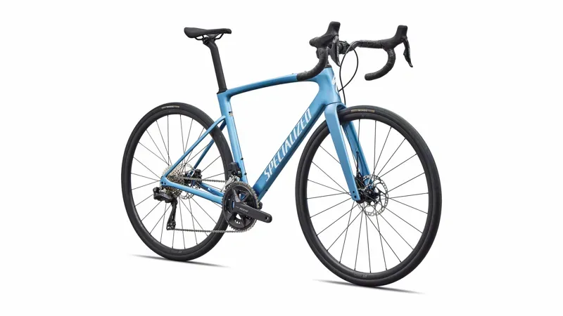 Specialized Roubaix SL8 Comp Shimano 105 Di2 Road Bike in Gloss Glacial Metallic-1