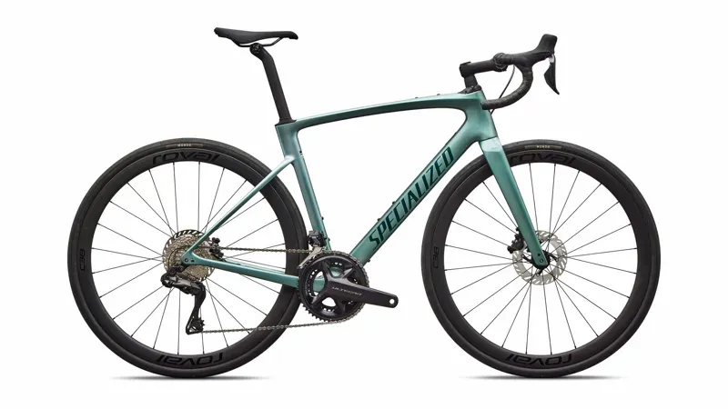 Specialized Roubaix SL8 Expert Shimano Ultegra Di2 Road Bike in Fjord Metallic