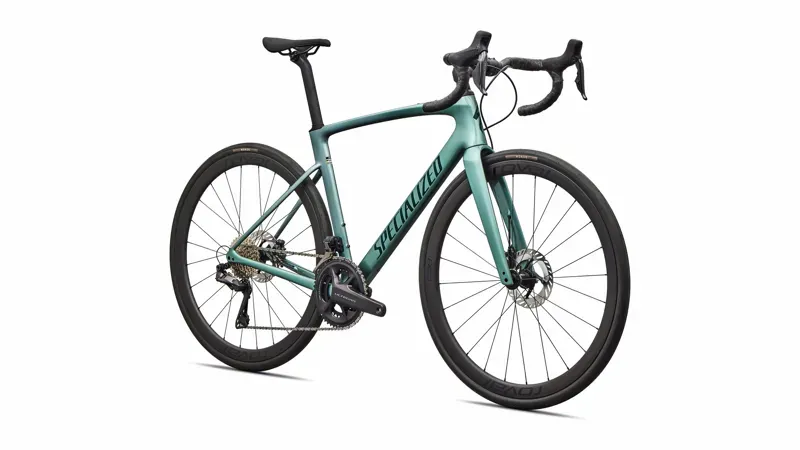 Specialized Roubaix SL8 Expert Shimano Ultegra Di2 Road Bike in Fjord Metallic-1