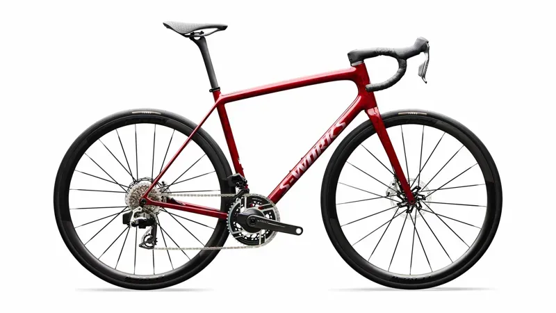 Specialized S-Works Aethos 2 SRAM RED AXS Road Bike in Red Tint
