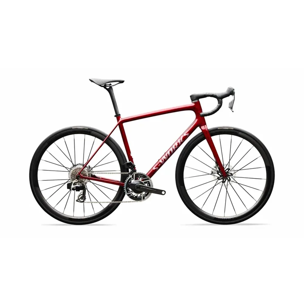 South Downs Bikes Specialized S-Works Aethos 2 SRAM RED AXS Road Bike in Red Tint | FREE delivery over £30 + Cycle Scheme