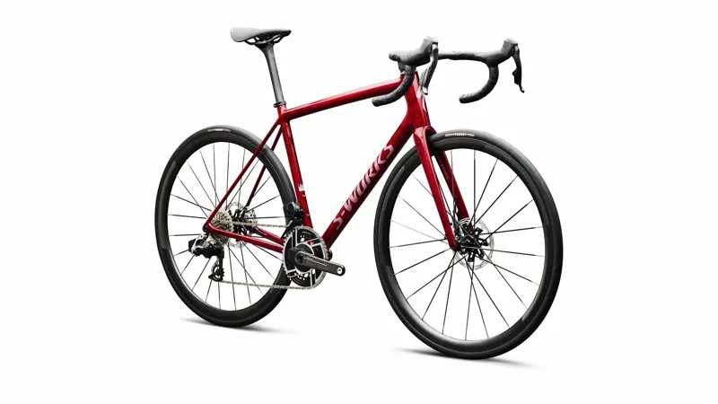 Specialized S-Works Aethos 2 SRAM RED AXS Road Bike in Red Tint-1