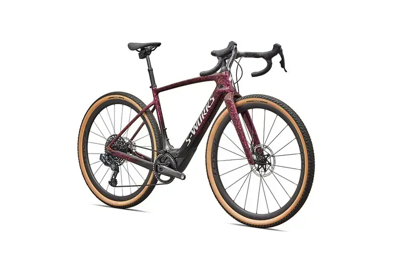 Specialized S-Works Turbo Creo 2 eRoad Bike in Bordeaux Metallic-2