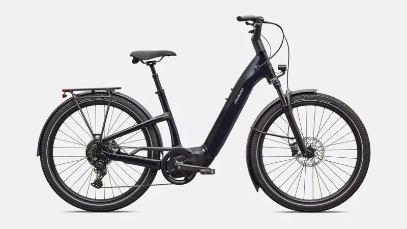 Specialized Turbo Como 4.0 E-Hybrid Bike in Gloss Metallic Dark Navy