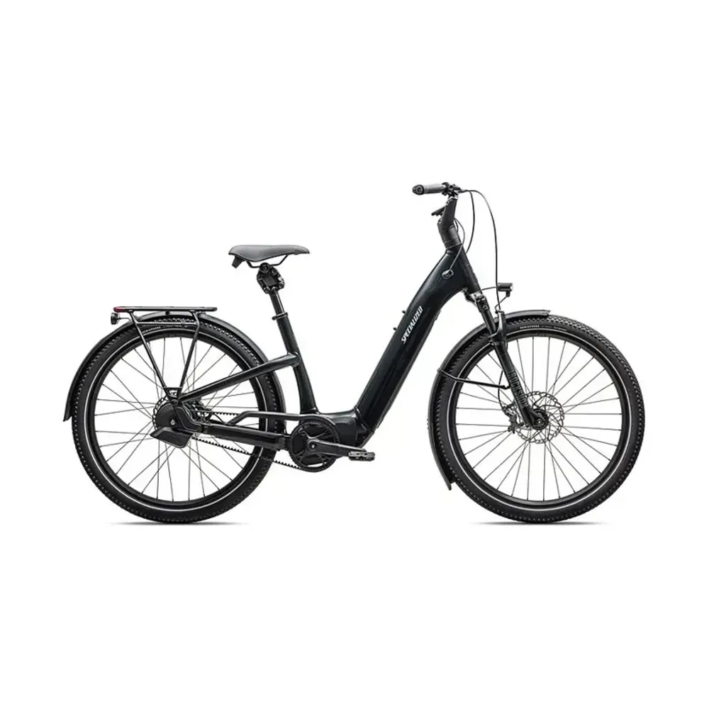 South Downs Bikes Specialized Turbo Como 5.0 IGH E-Hybrid Bike in Gloss Cast Black/Satin Silver Reflective | FREE delivery over £30 + Cycle Scheme