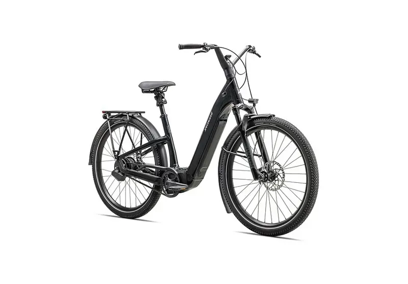 Specialized Turbo Como 5.0 IGH E-Hybrid Bike in Gloss Cast Black/Satin Silver Reflective-1
