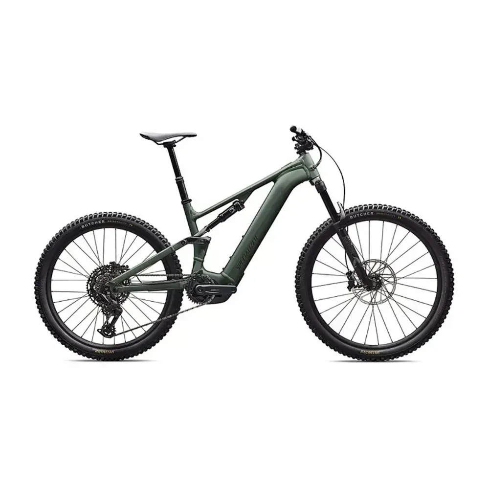 South Downs Bikes Specialized Turbo Levo 4 Alloy E-MTB in Satin Cypress Metallic/Dark Moss Green | FREE delivery over £30 + Cycle Scheme