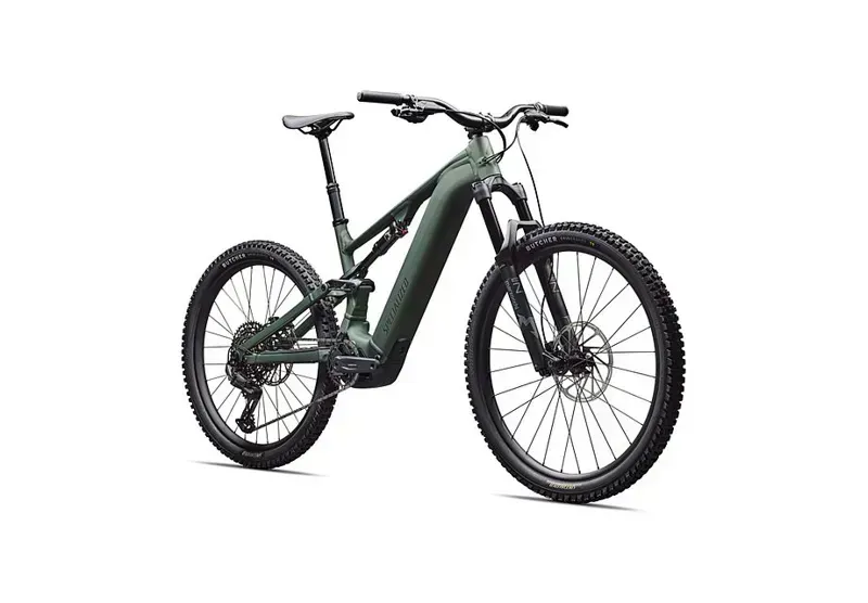 Specialized Turbo Levo 4 Alloy E-MTB in Satin Cypress Metallic/Dark Moss Green-1