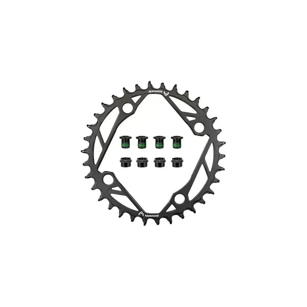 South Downs Bikes Specialized SRAM Turbo 34-tooth T-Type 12-sp. 4B 104-bcd 1x e-MTB C-ring in Chrome | FREE delivery over £30 + Cycle Scheme