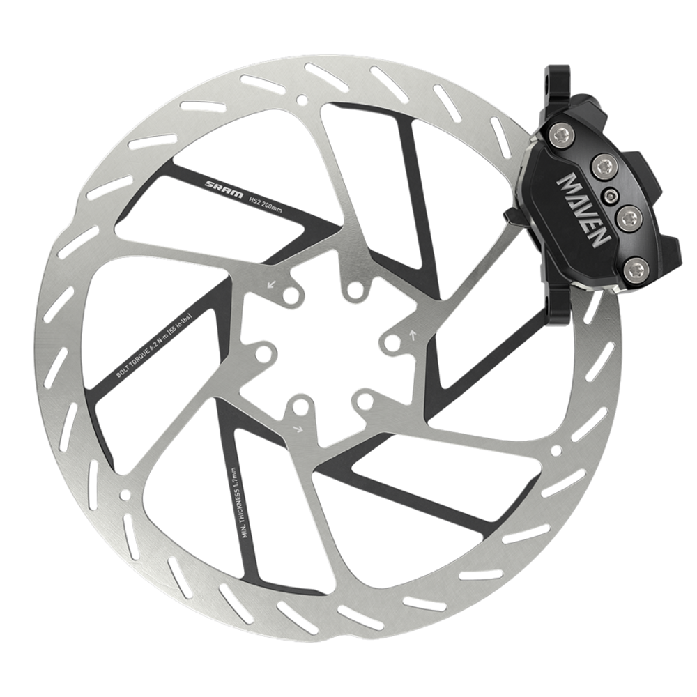 South Downs Bikes SRAM Disc Brake Maven Silver Stealth | FREE delivery over £30 + Cycle Scheme
