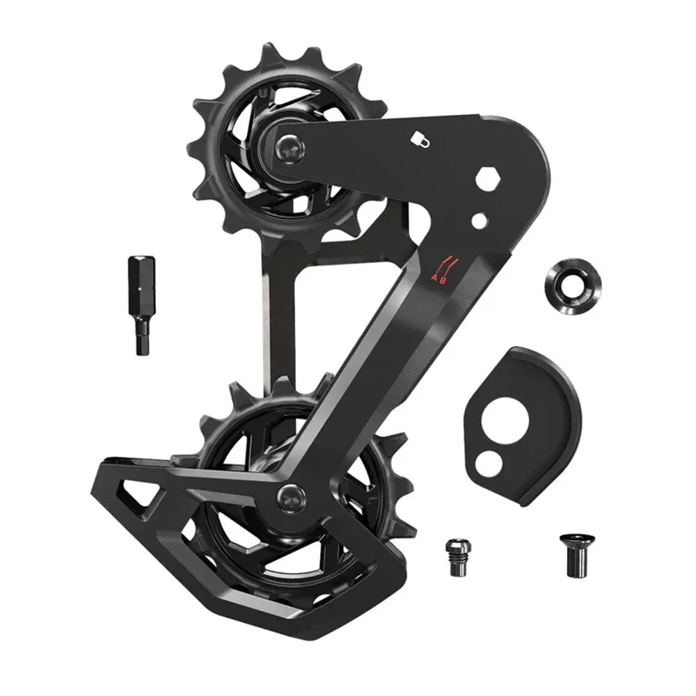 South Downs Bikes SRAM Rear Derailleur Cage Kit Aluminum T-Type Eagle AXS Without Damper Replacement Outer And Inner Cages Bit Driver Hex3 Including Pulleys | FREE delivery over £30 + Cycle Scheme