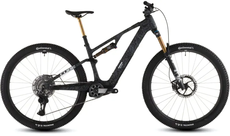 Cube AMS Hybrid one44 c:68x SLT 400x eMountain Bike in Matrix Black