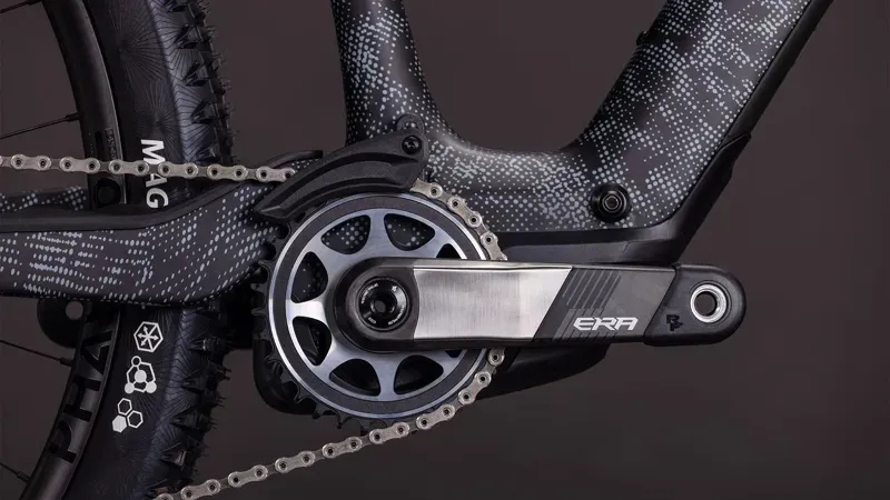 Cube AMS Hybrid one44 c:68x SLT 400x eMountain Bike in Matrix Black-5