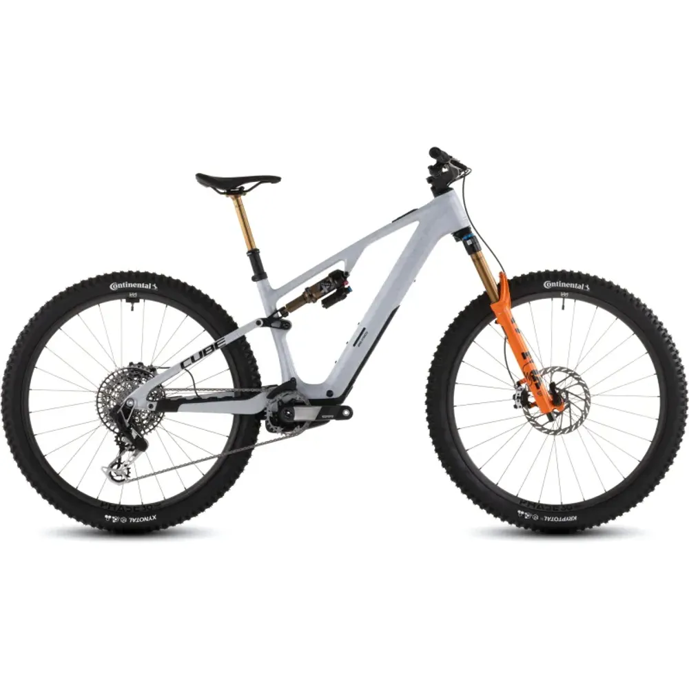 South Downs Bikes Cube AMS Hybrid one44 c:68X Super TM 400X eMountain Bike in Fog Grey | FREE delivery over £30 + Cycle Scheme