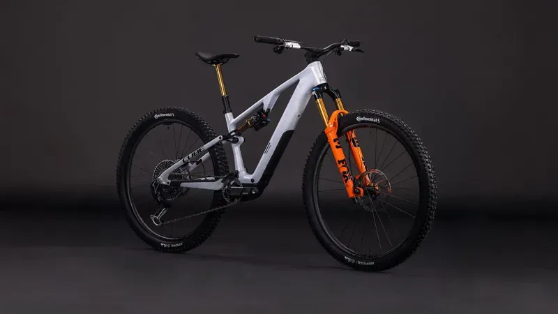 Cube AMS Hybrid one44 c:68X Super TM 400X eMountain Bike in Fog Grey-1