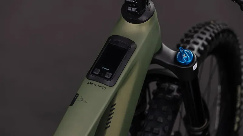 Cube AMS Hybrid 177 c:62 TM 600X eMountain Bike in Reed Green/Matrix-1