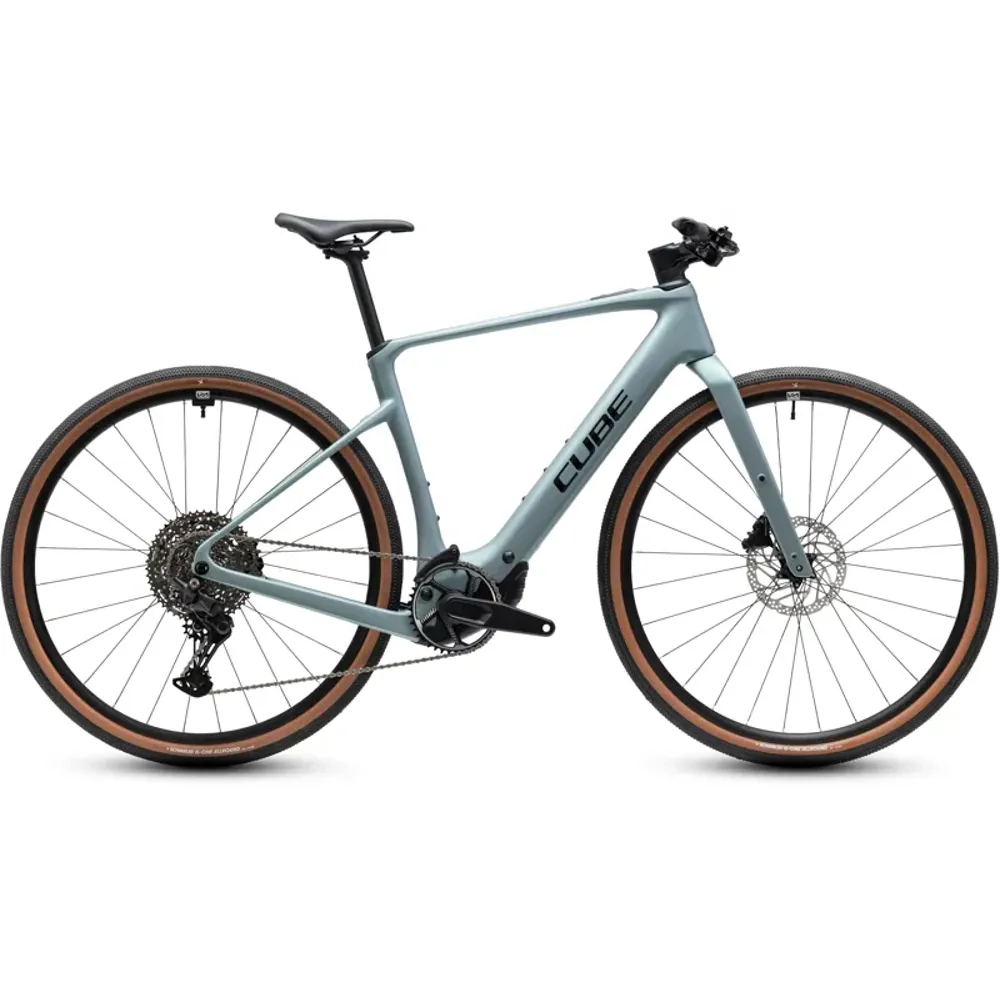South Downs Bikes Cube Nulane Hybrid C:62 Race 400X eHybrid Bike in Sea Grey/Black | FREE delivery over £30 + Cycle Scheme