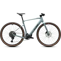 South Downs Bikes Cube Nulane Hybrid C:62 Race 400X eHybrid Bike in Sea Grey/Black | FREE delivery over £30 + Cycle Scheme
