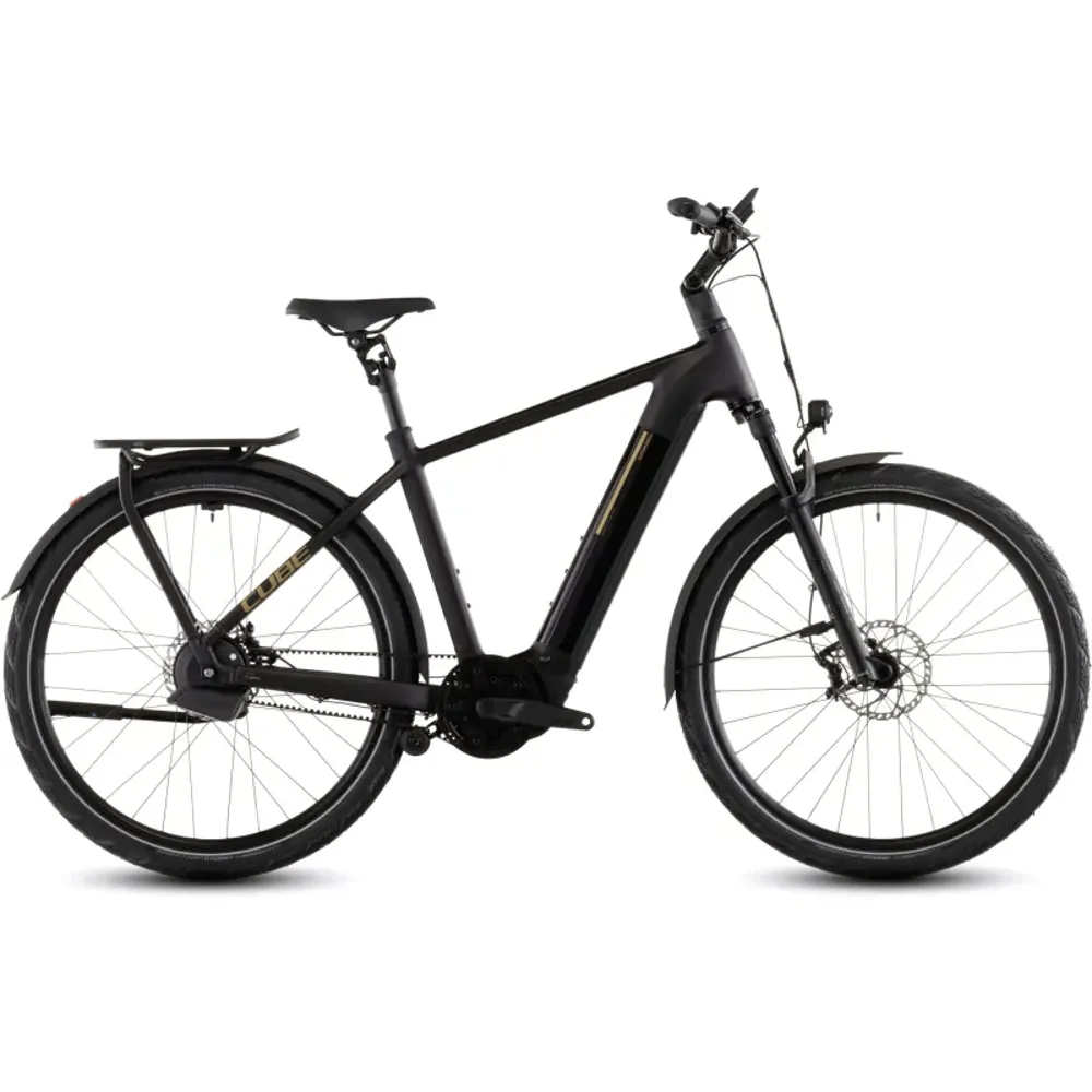 South Downs Bikes Cube Kathmandu Hybrid Comfort SLX 800 eHybrid Bike in Solareclipse/Gold | FREE delivery over £30 + Cycle Scheme