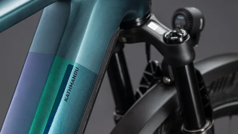 Cube Kathmandu Hybrid SLT 800 eHybrid Bike in Duskwood/Goblin-4