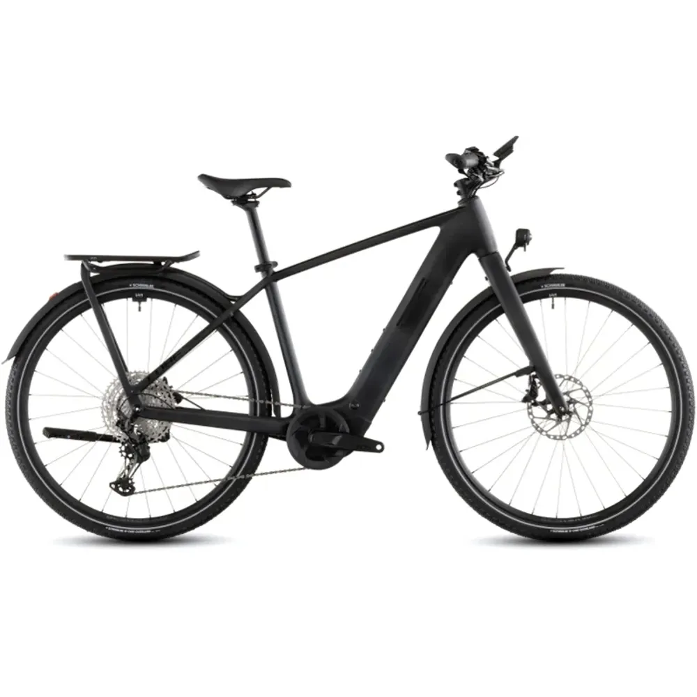 South Downs Bikes Cube Kathmandu Hybrid c:62 Slx 400x eHybrid Bike in Liquidblack/Bluedust | FREE delivery over £30 + Cycle Scheme