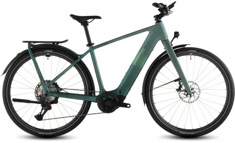 Cube Kathmandu Hybrid c:62 Slt 400x eHybrid Bike in Seafoam