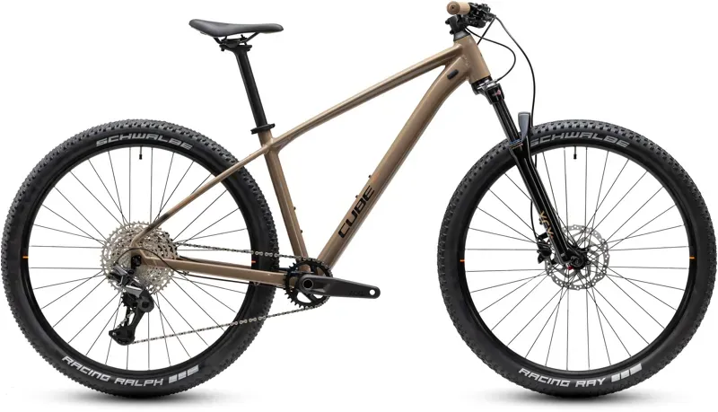 Cube Aim SLT Mountain Bike in Cappuccino/Black